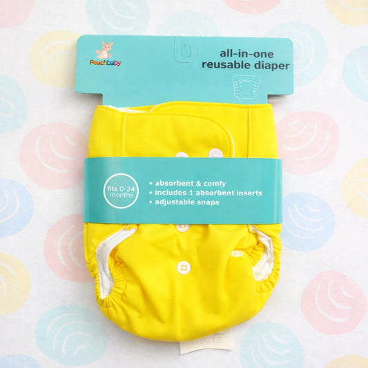 Reuseable Diaper - Yellow