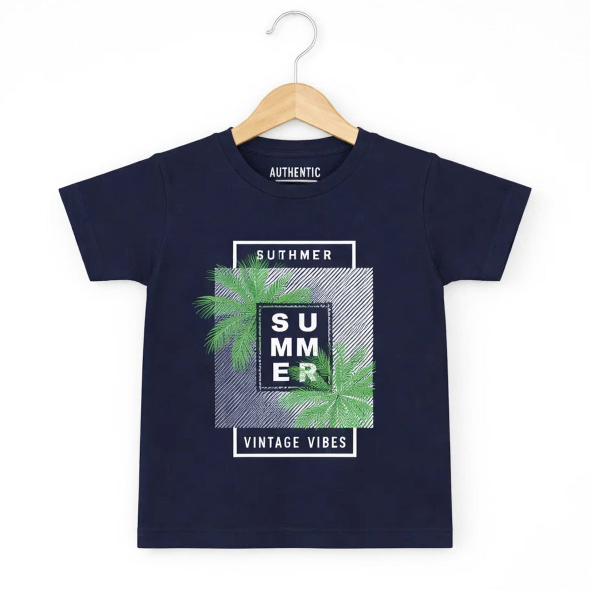 Bonton - T-Shirt - Vintage Vibes - Navy