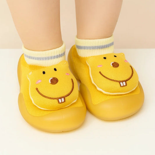 Skidders - Yellow - Smiling Bear