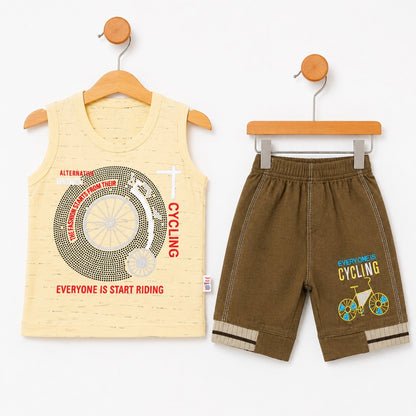 TT - Cotton Jersey - Sando & Short - Yellow - Control