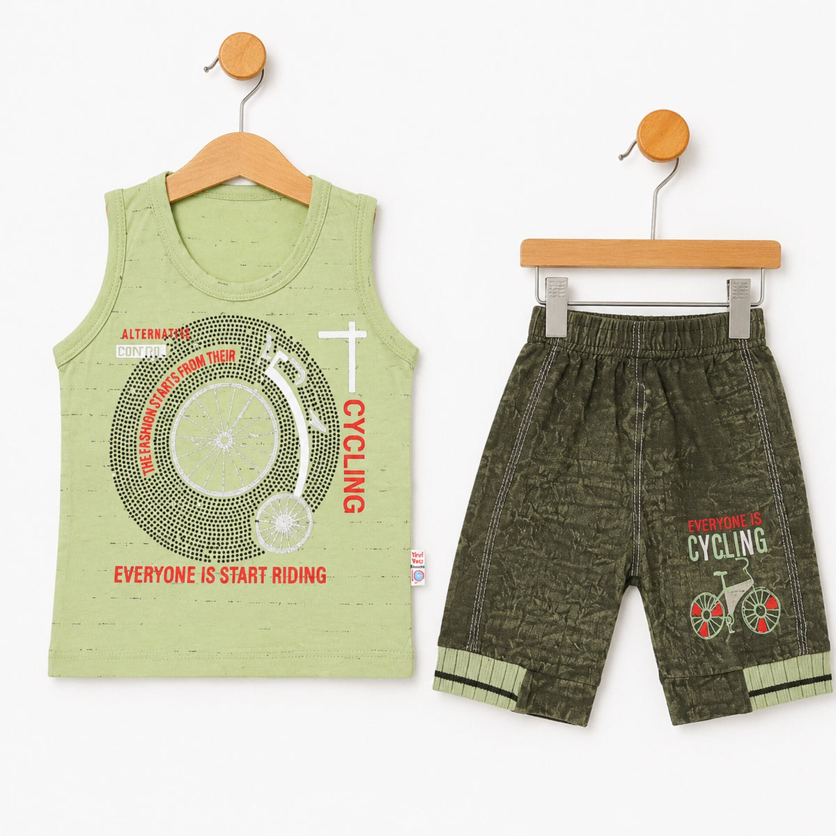 TT - Cotton Jersey - Sando & Short - Light Green - Control