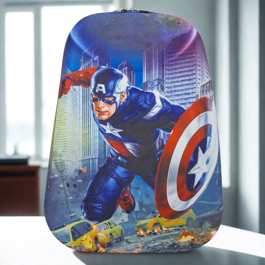 Street Six - Multi-Purpose Backpack - Blue - Captain America