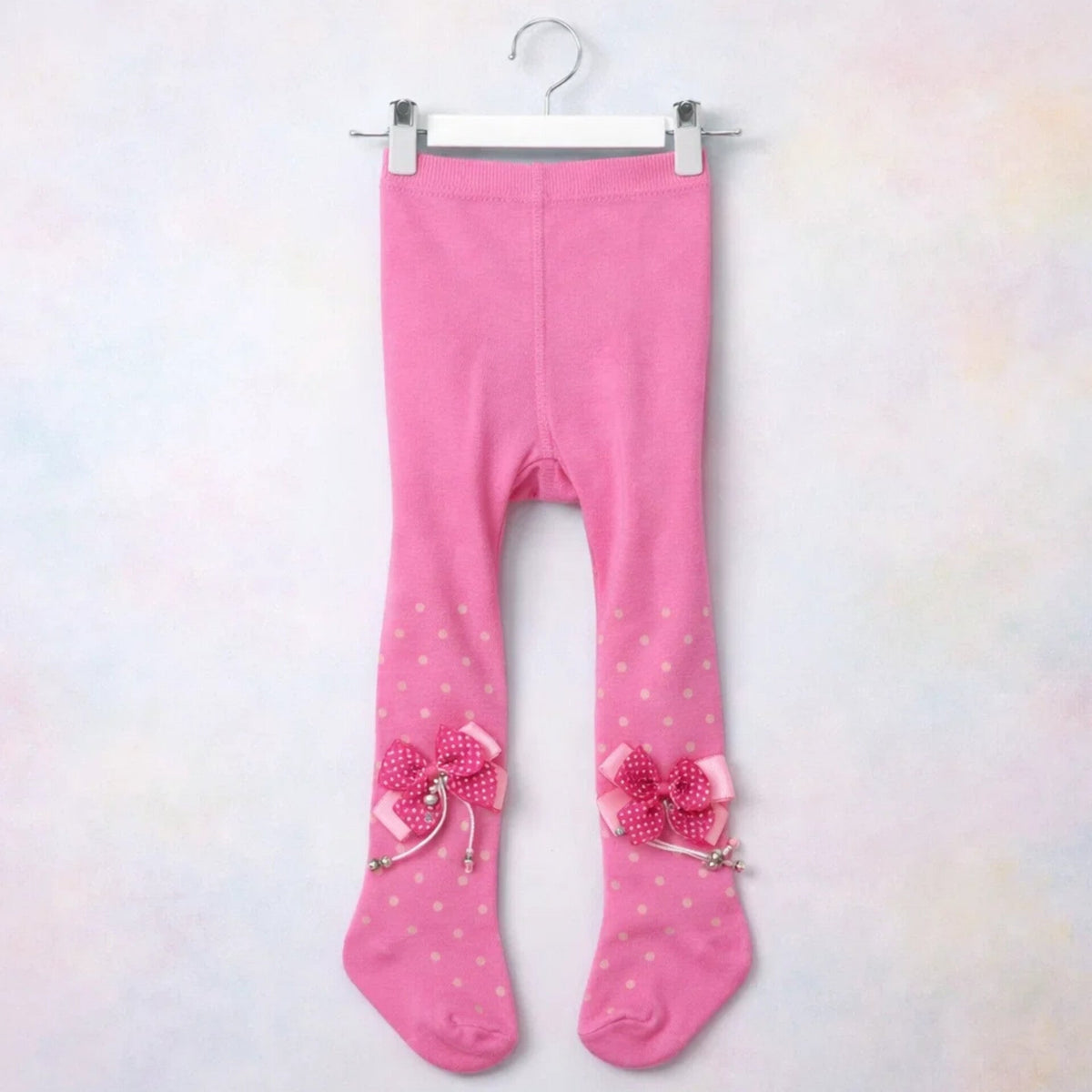 XUEYUR - Legging - Polka & Bow - Pink - (1-2 Years)