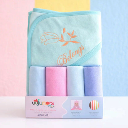Junior's - 5 Pieces - Bath Towel Gift Set - Green