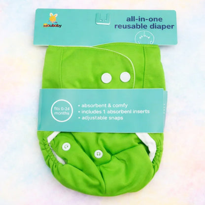 Reuseable Diaper - Green