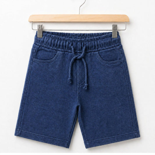 Liberty - Denim Shorts - Dark Blue - Plain (1-7Y)