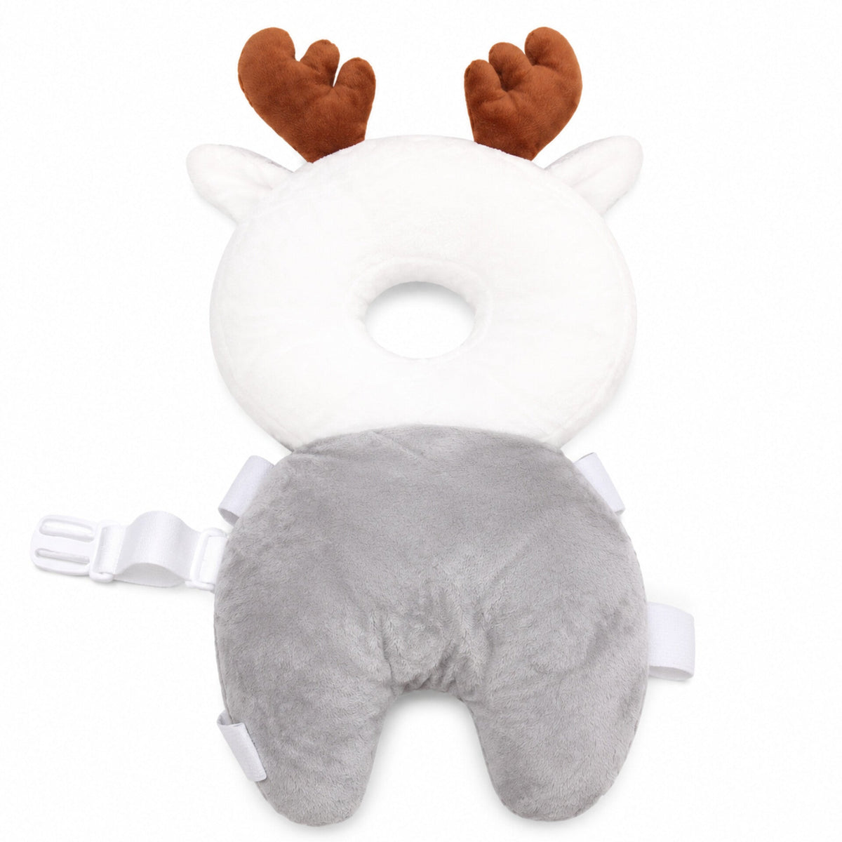 Baby Head Protector - Large - Grey Reindeer