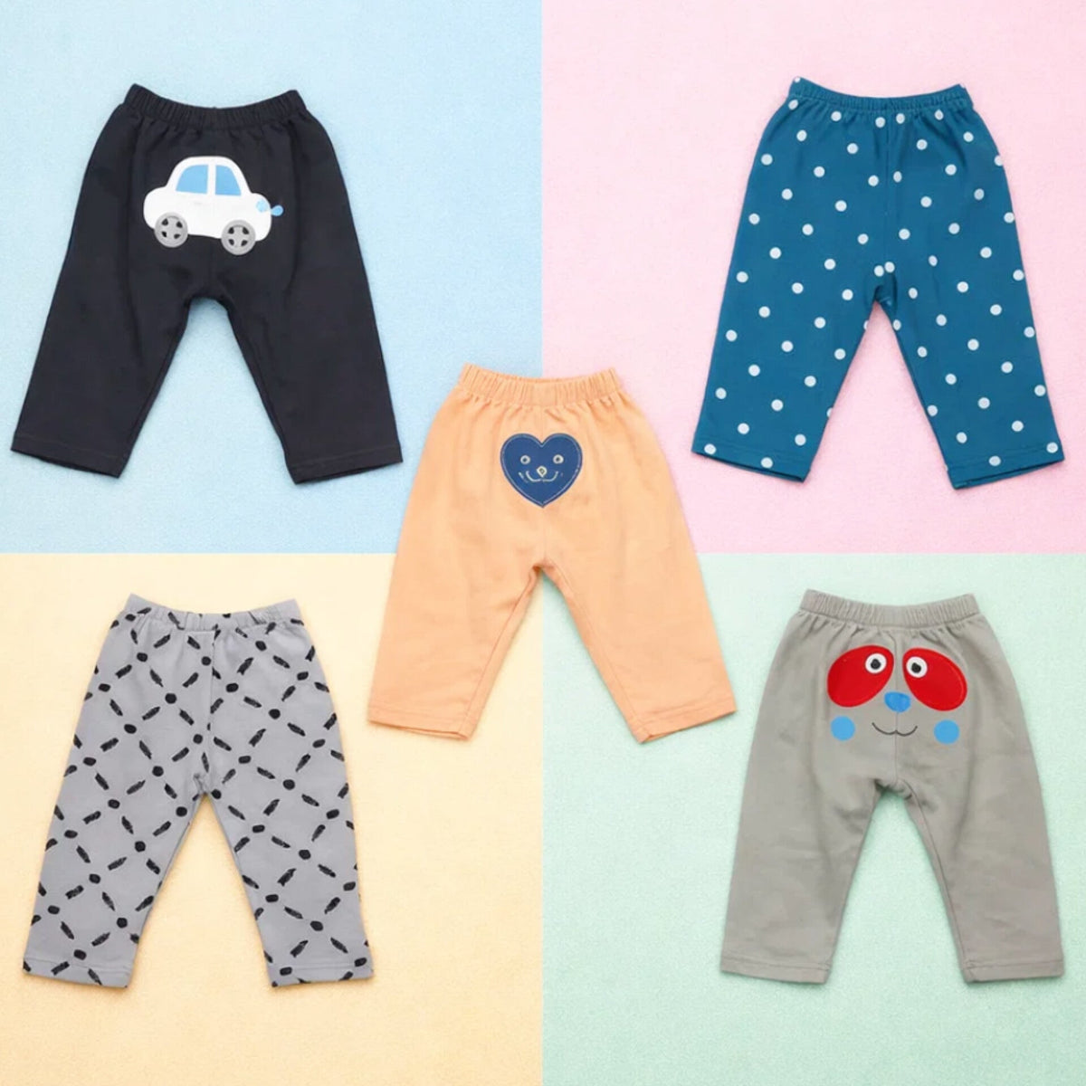 NB - Pack of 5 Trousers - Bear - 26