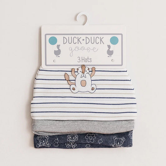 Duck Duck - Pack of 3 Hats - Boys