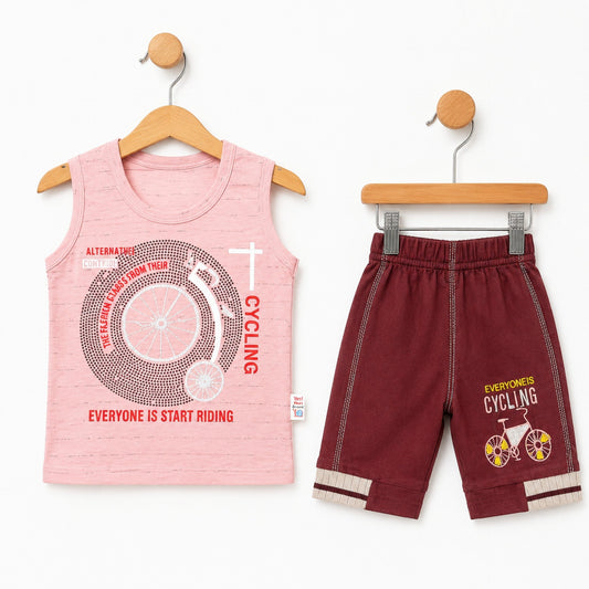 TT - Cotton Jersey - Sando & Short - Pink - Control