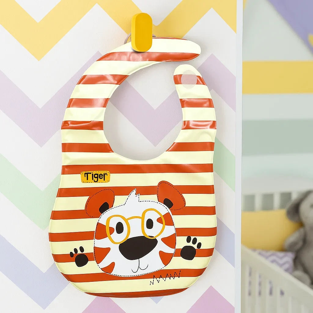 Baby Bib - Rust - Tiger