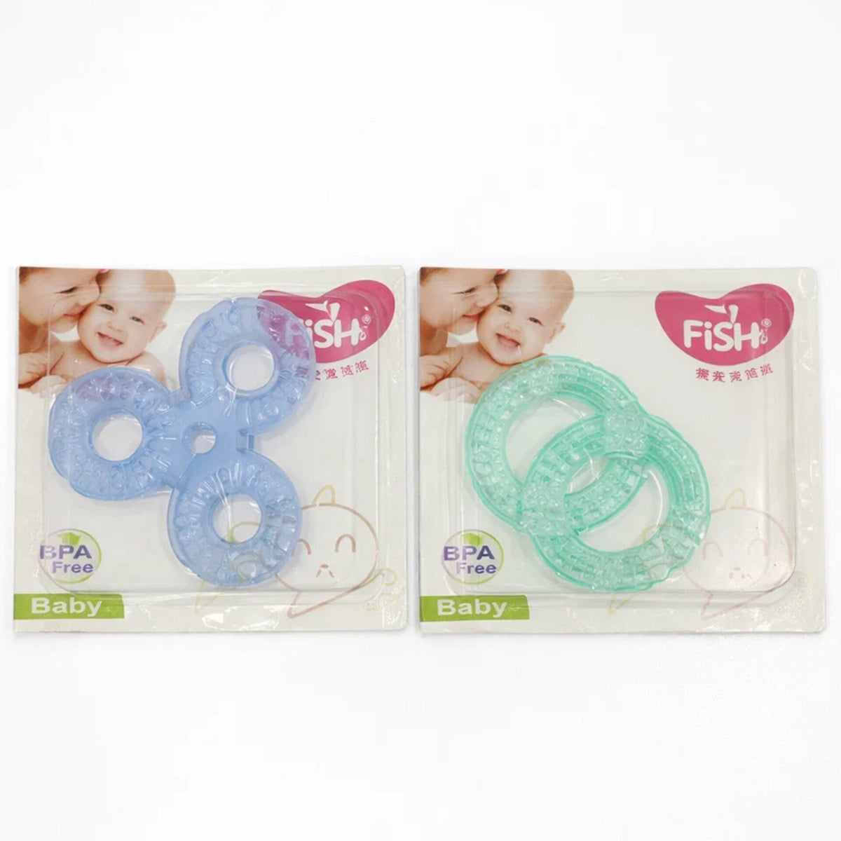 Fish - Pack of 2 Teethers - Spinner & Circles