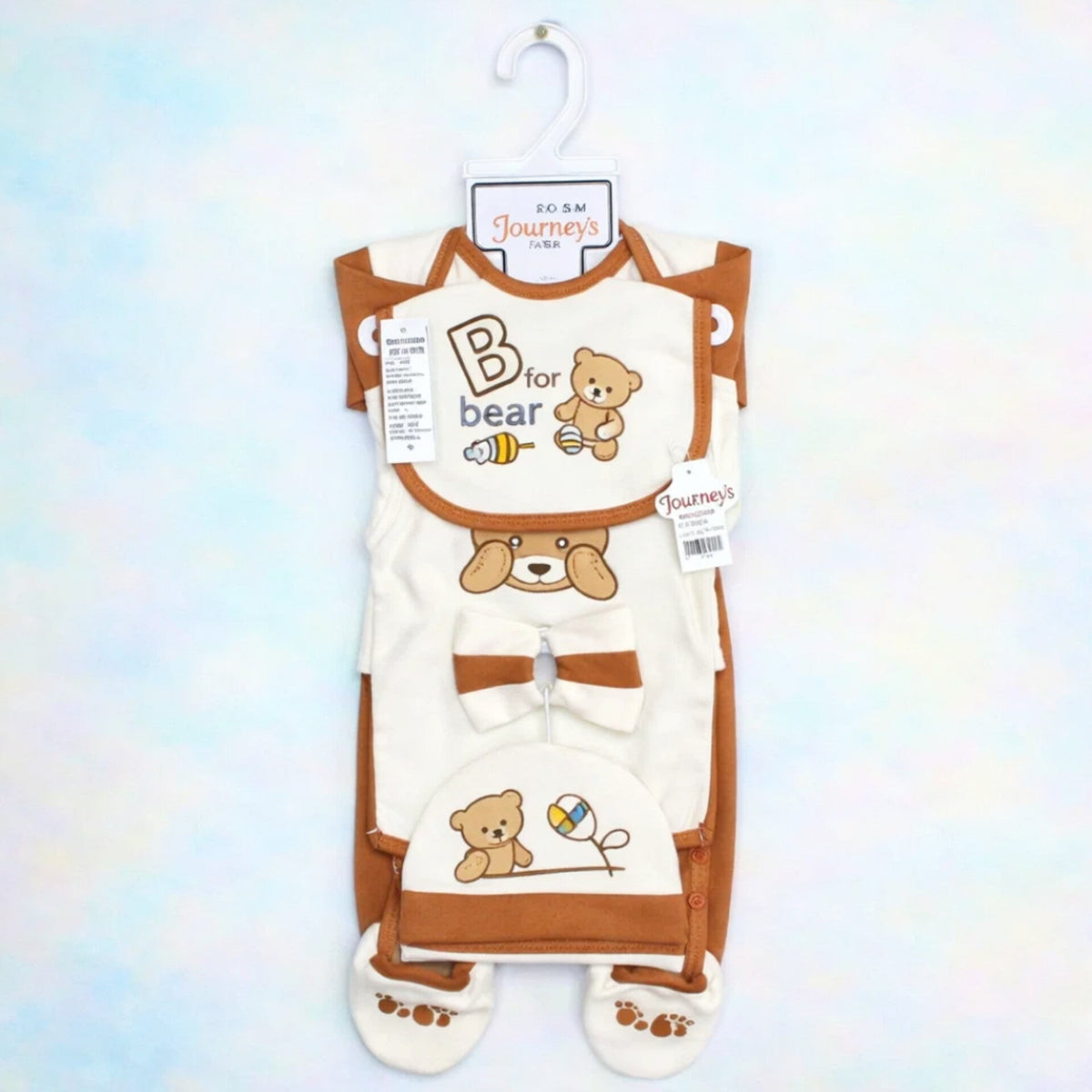 JL - Cotton Interlock - 10 Pieces - For Bear - Starter Set - Rust