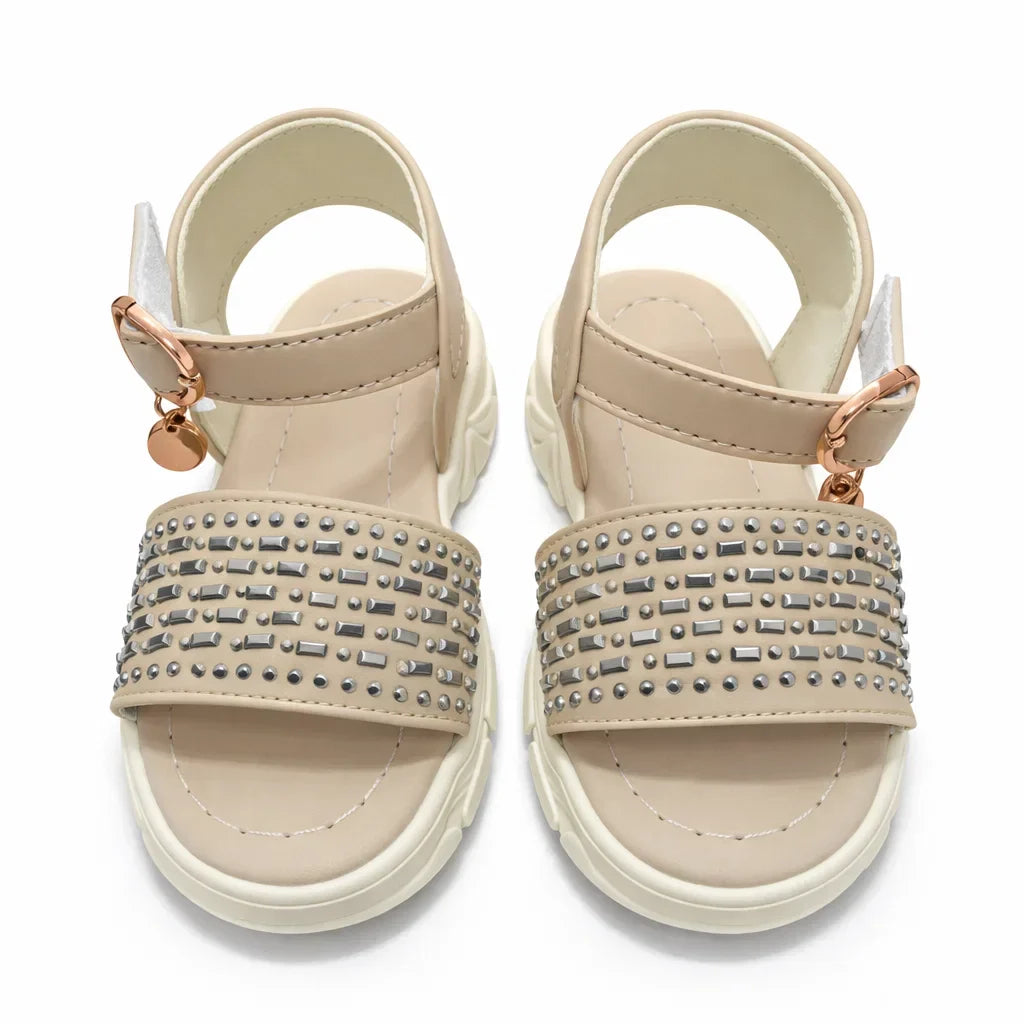 Girls - Sandal - Light Brown - Mirror