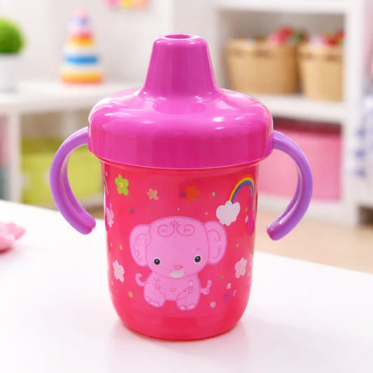 Mumlove - Portable Sippy Cup - Pink - 250 ML - C17