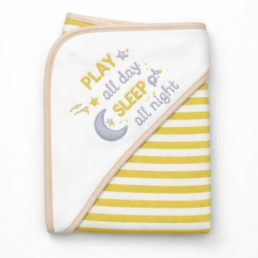 LHB - Hooded Cotton Wrap - Yellow - Play All Day - Thailand