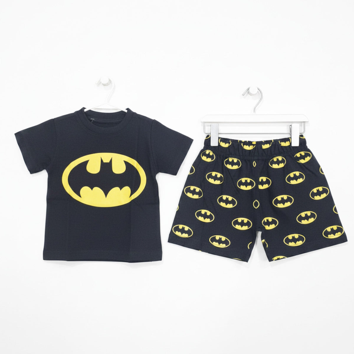 OL - Cotton Jersey - T-Shirt & Short - Black - Batman