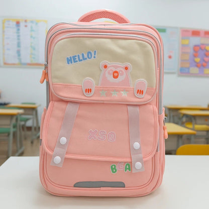 School Bag - Pink - Bear - DW08