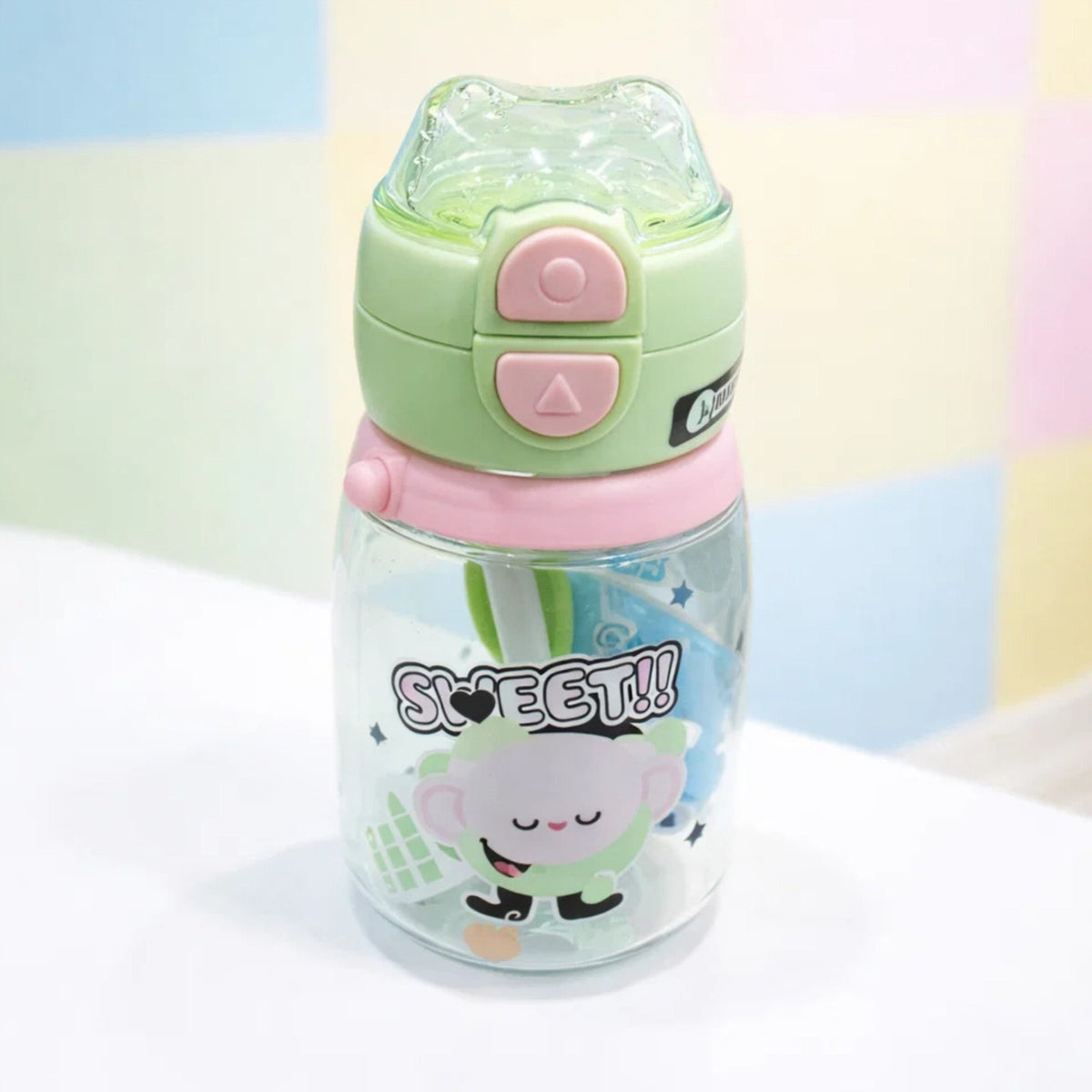 Sweet - Straw Sippy Cup - Green - 580 ML