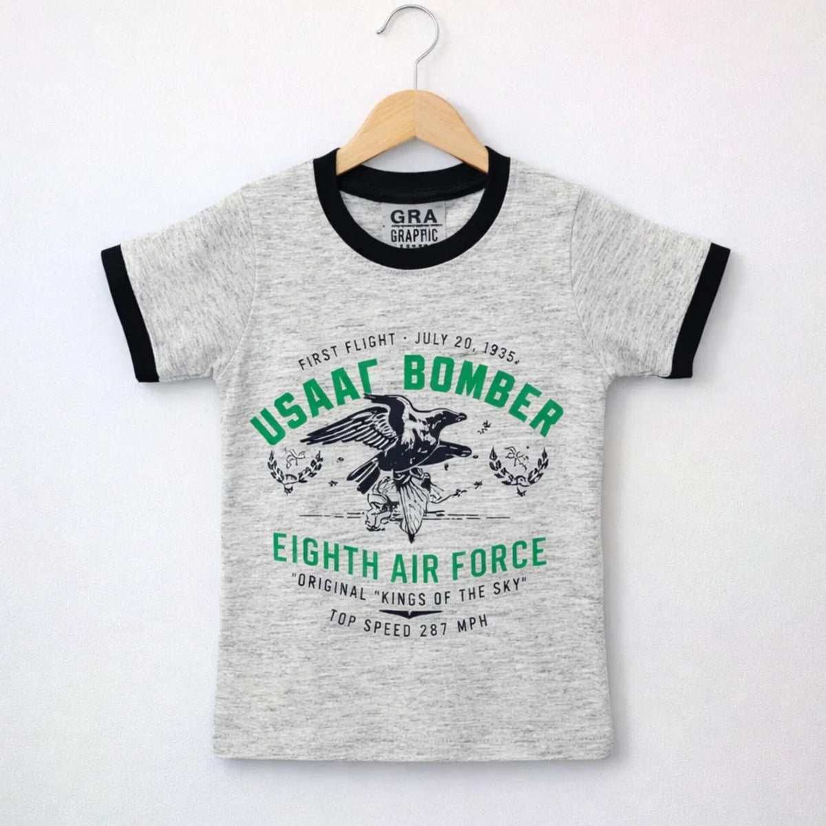 GT - Short Sleeve - Round Neck - T-Shirt - Grey - Bomb
