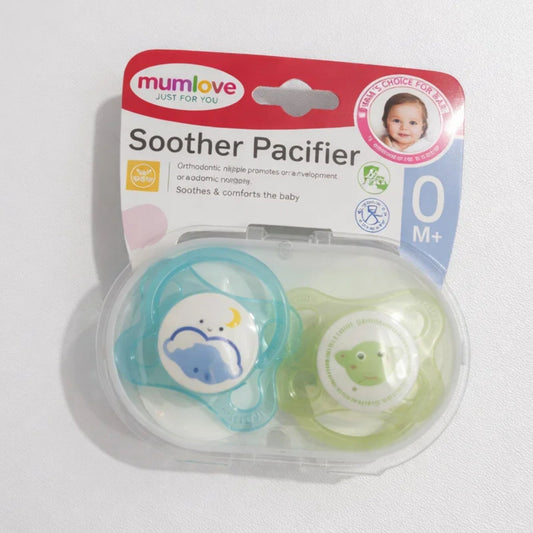 Mumlove - Pack of 2 - Soother Pacifiers - Bear & Cat