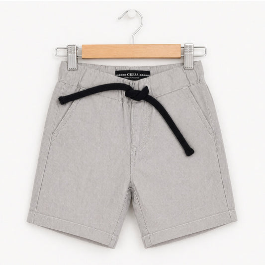 Guess - Cotton Shorts - Grey - Stripes (2-10Y)