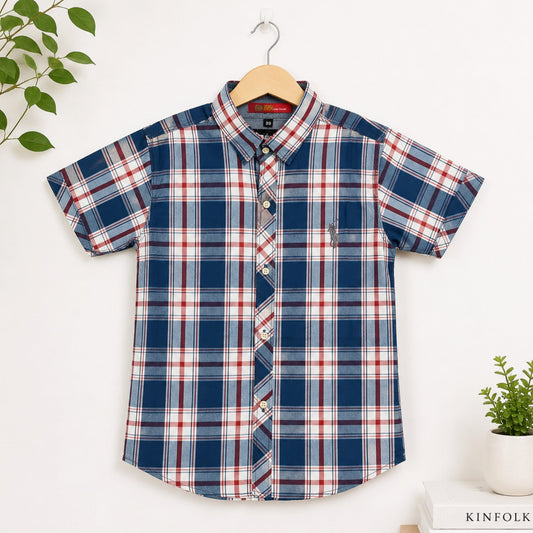 ZR - Casual Shirt - Check - Zinc