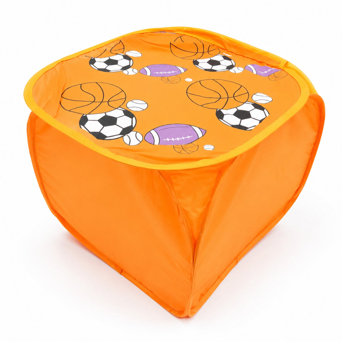 Laundry Basket - Football - Orange
